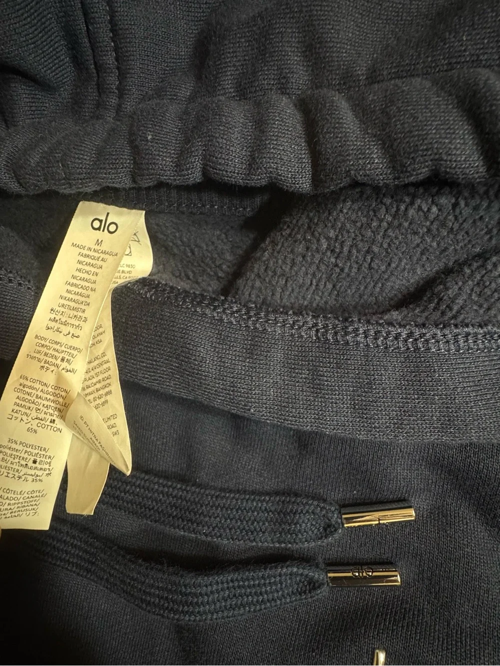 Alo Yoga Accolade Navy Hoodie